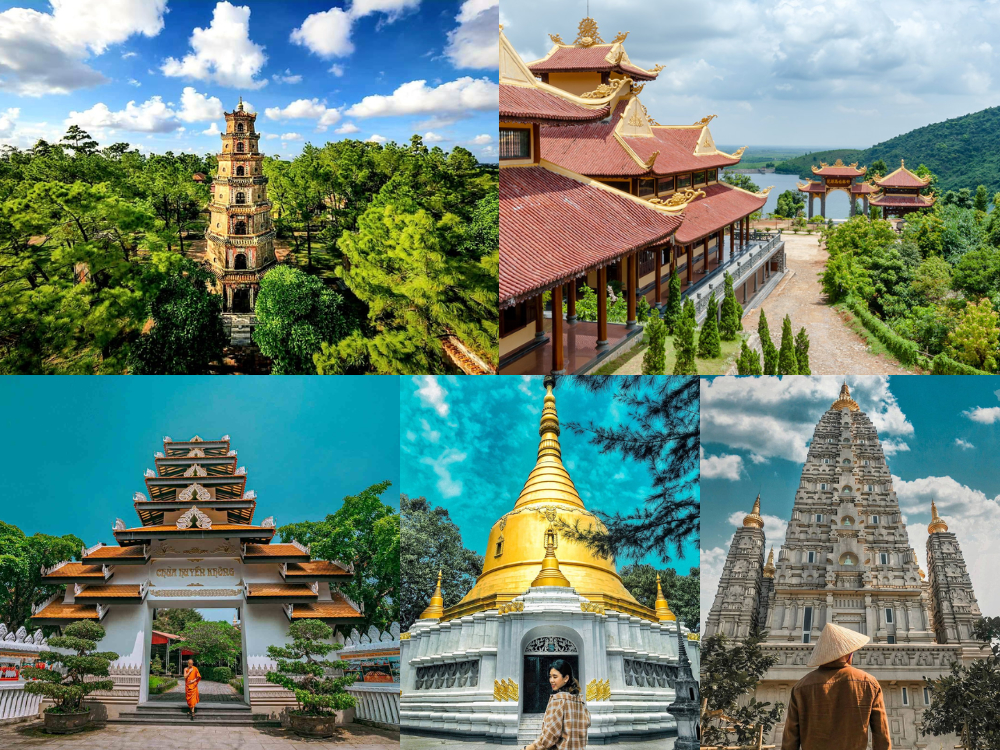 Có rất nhiều điểm đến tâm linh nổi bật tại Huế